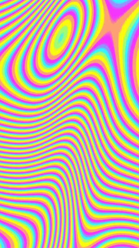 Colorful Wavy Pattern — Pink