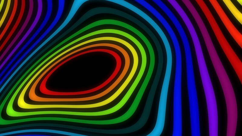 colorful wavy rainbow pattern
