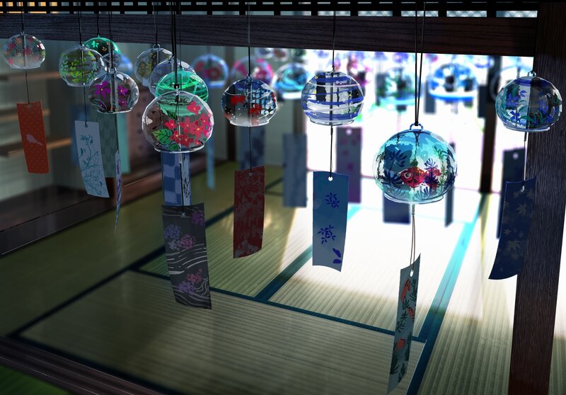 Colorful Wind Chimes