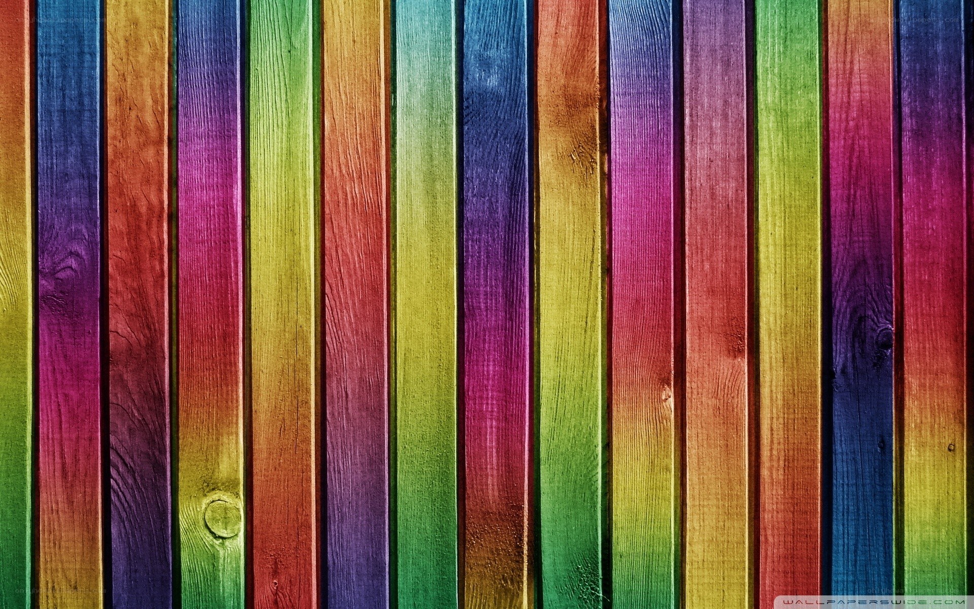colorful wooden planks
