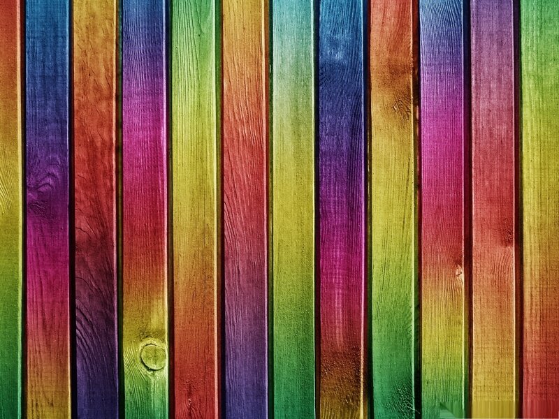 Colorful Wooden Planks — Green