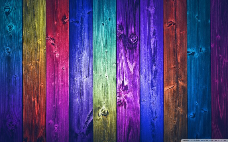 Colorful Wooden Planks — Purple, Vibrant