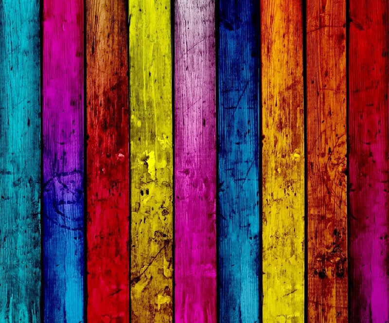 Colorful Wooden Planks — Yellow