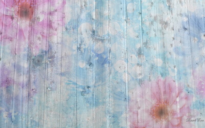 colorful wooden texture with flowers