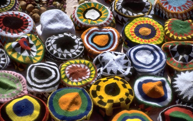Colorful Woven Hats