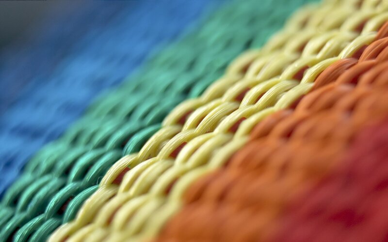 Colorful Woven Mat