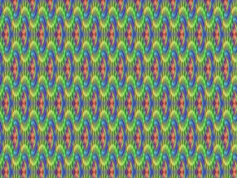 Colorful Woven Pattern — Green