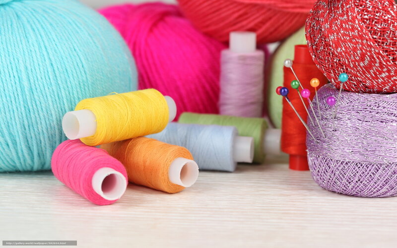 Colorful Yarn and Thread