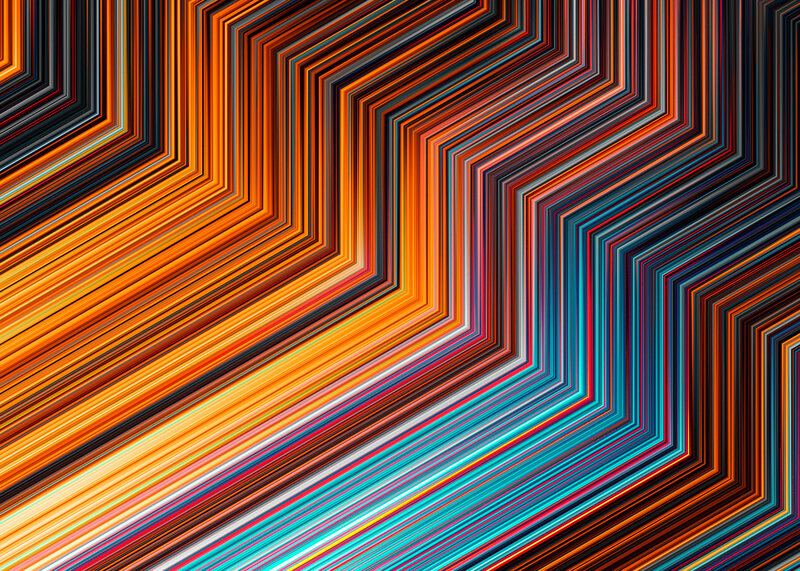Colorful Zigzag Lines