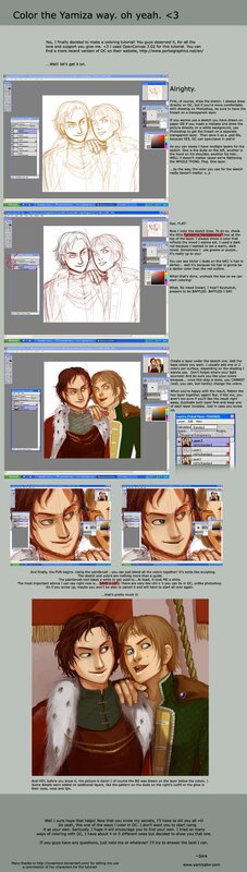 coloring tutorial with open canvas