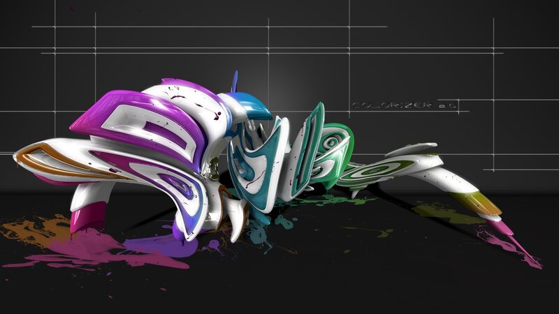 Colorizer 2.0 abstract design