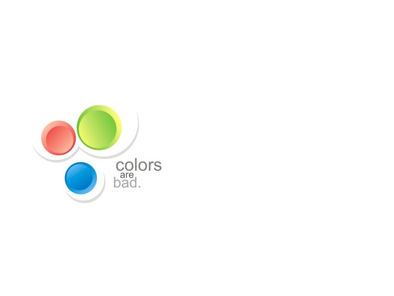 colors are bad logo