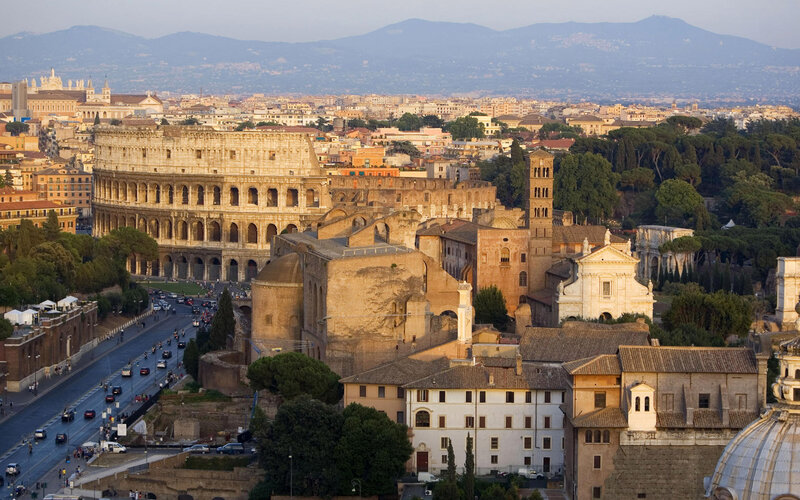 Colosseum and Roman Forum