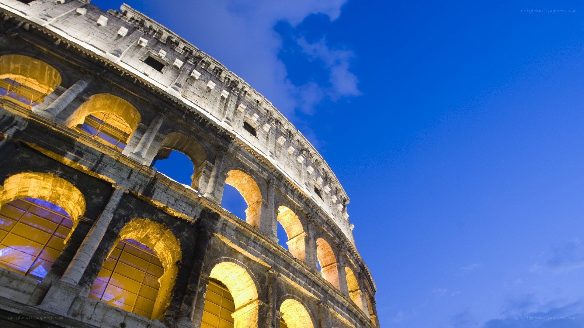 Colosseum at dusk