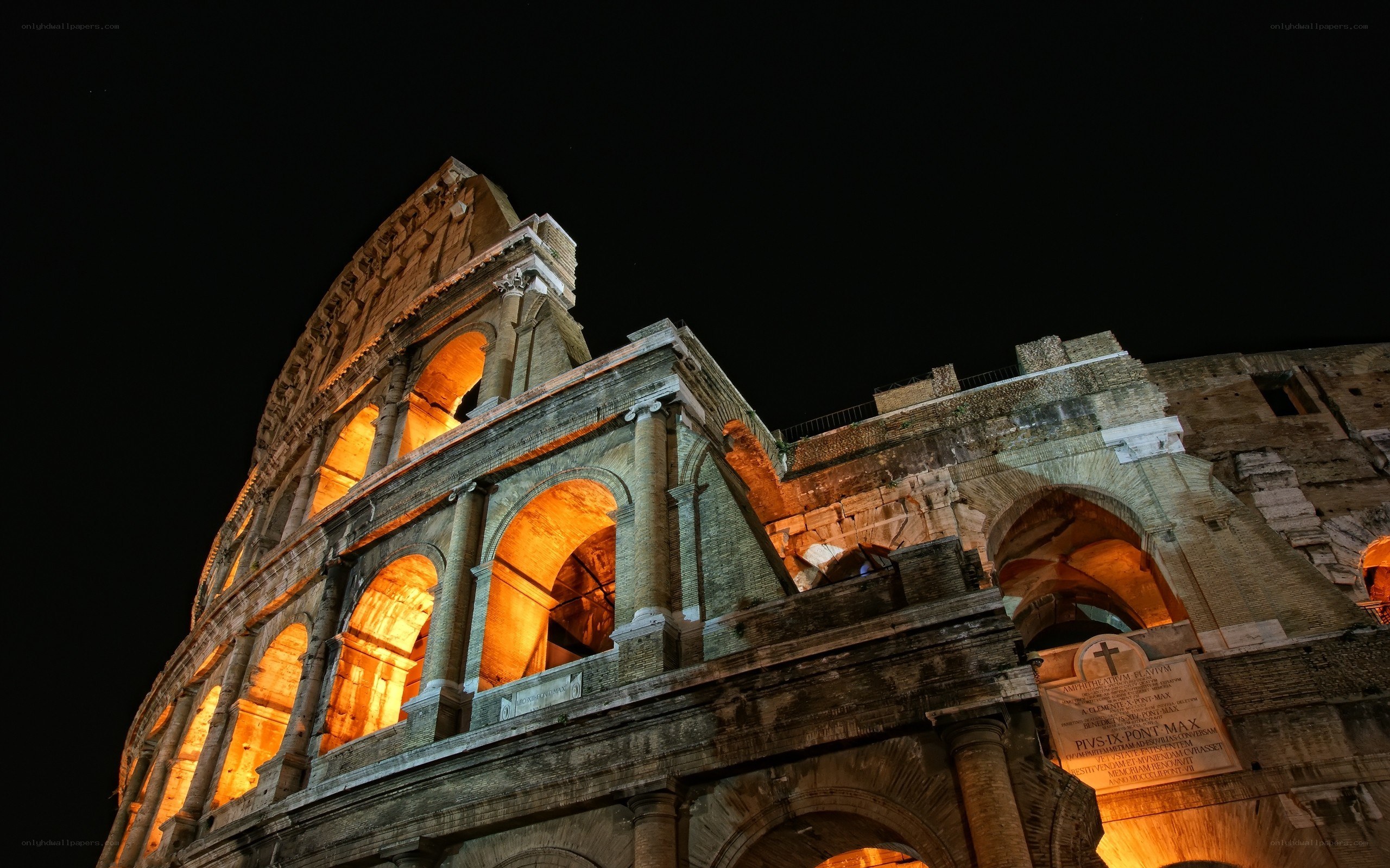 Colosseum at night