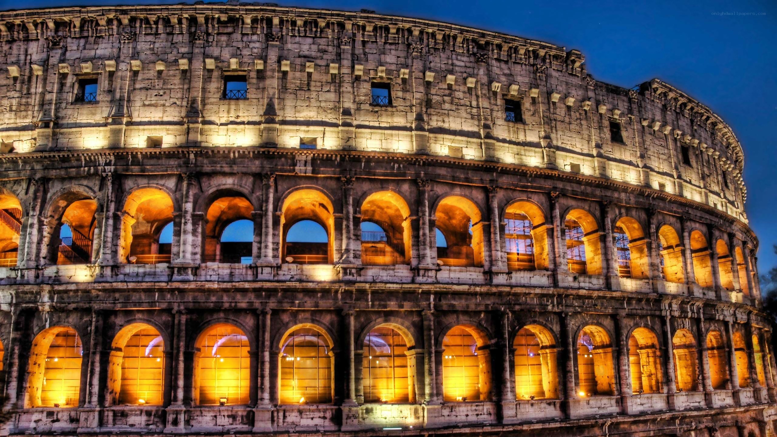 Colosseum at night