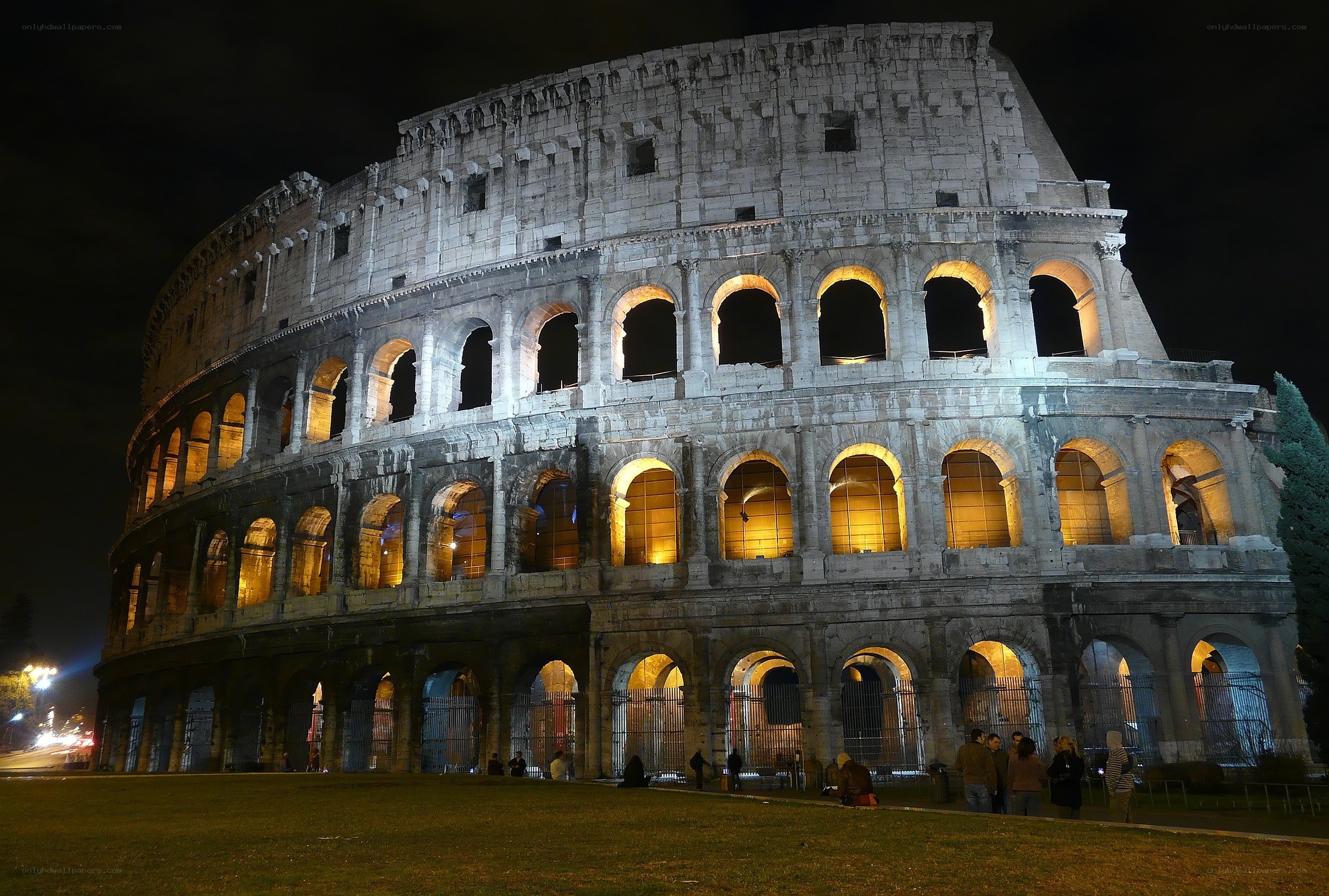 Colosseum at night