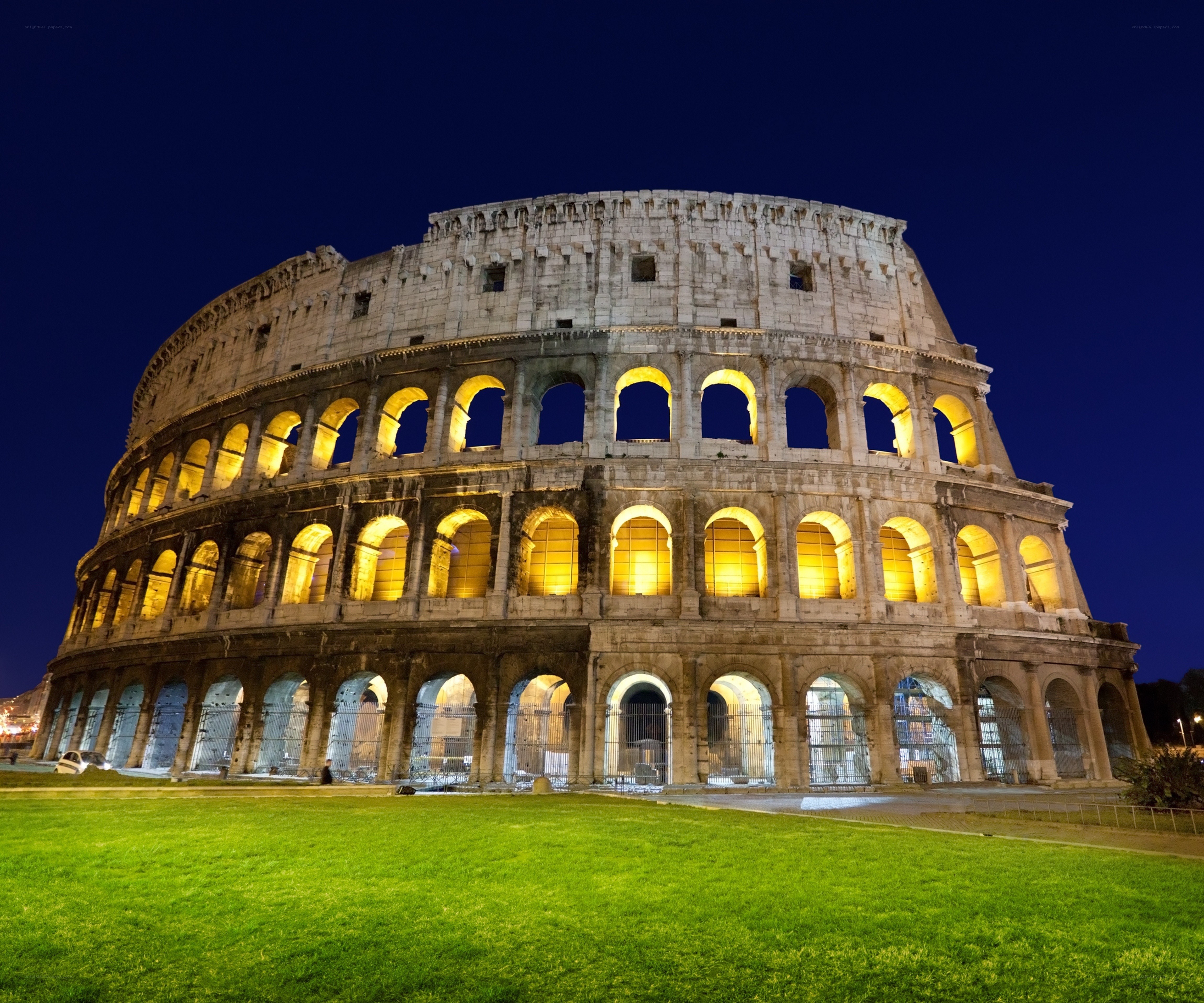 Colosseum at night