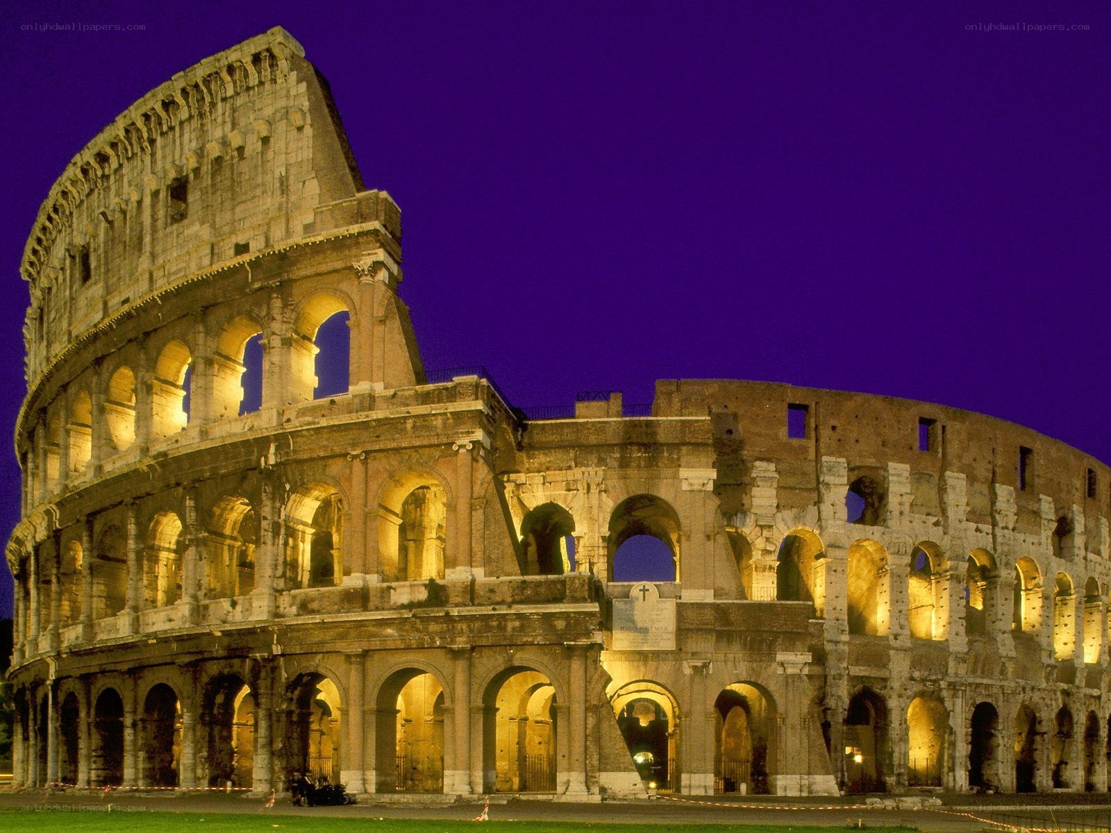 Colosseum at night