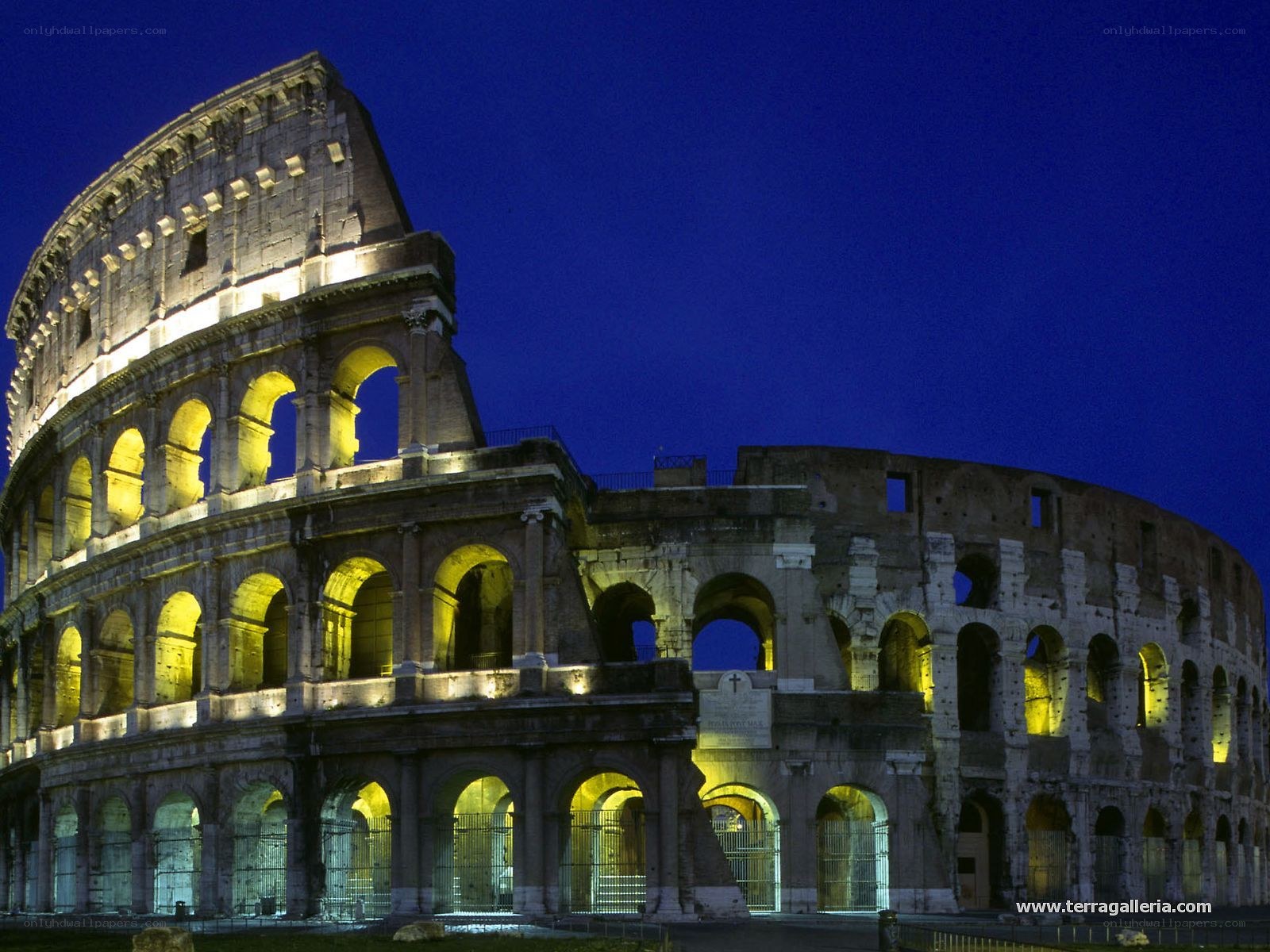 Colosseum at night