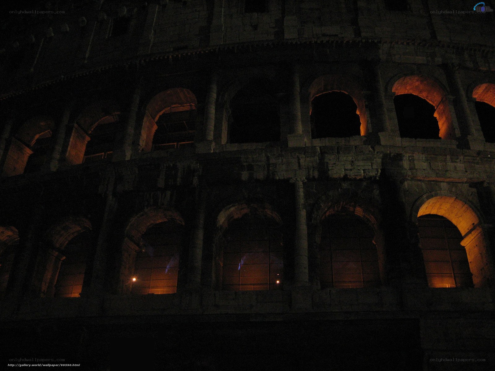 Colosseum at night