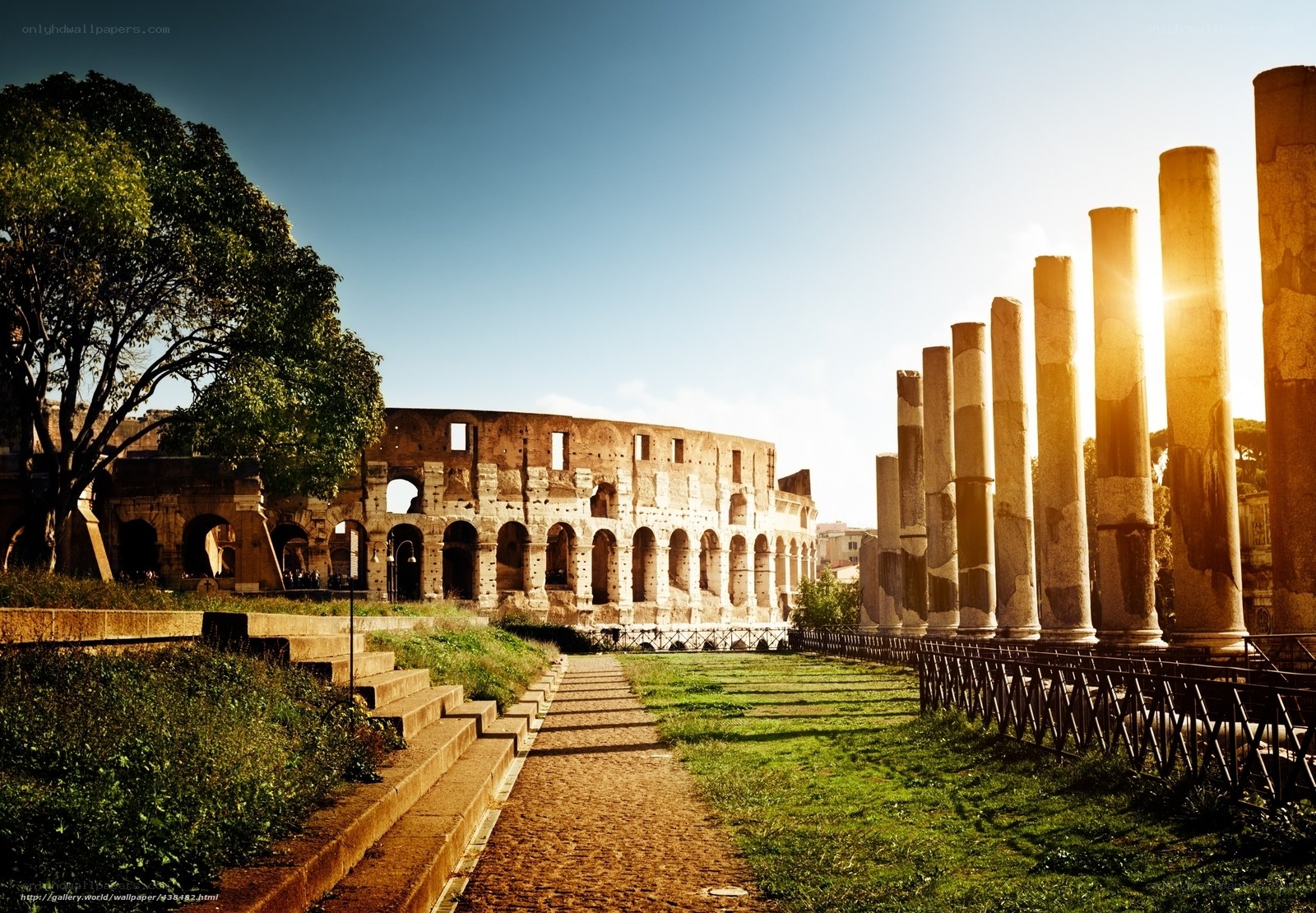 Colosseum at sunrise