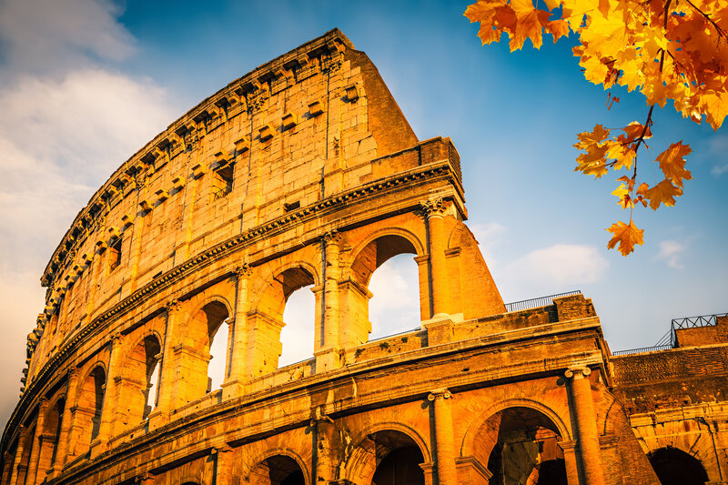 Colosseum in Autumn