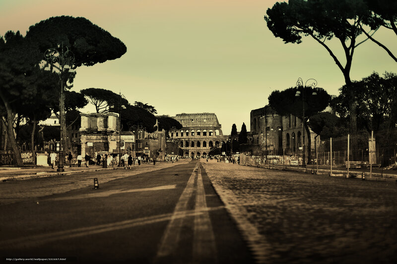 Colosseum in Rome — Brown, Serene