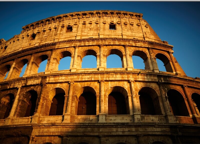 Colosseum in Rome — Gold