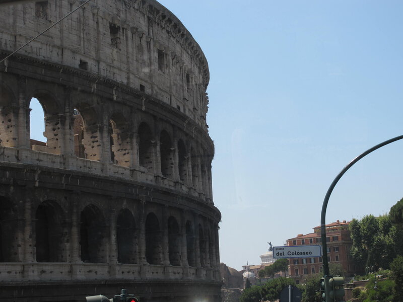 Colosseum in Rome — Gray, Clear