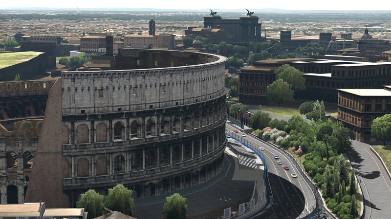 Colosseum in Rome — Gray, Urban