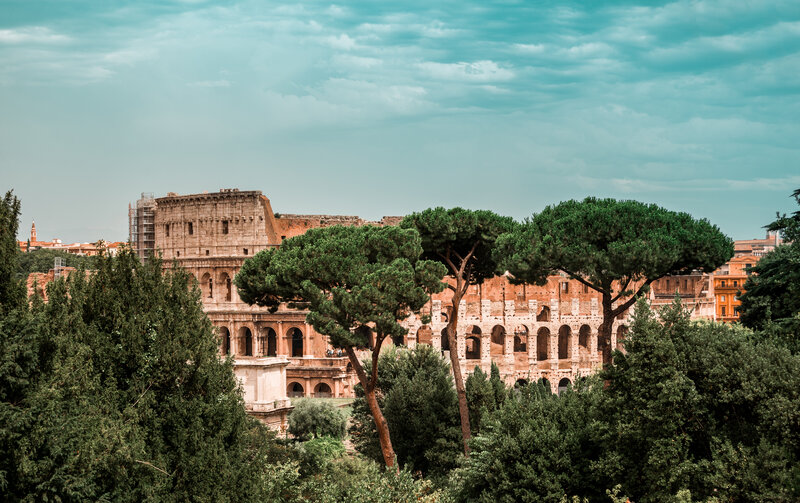 Colosseum in Rome — Green