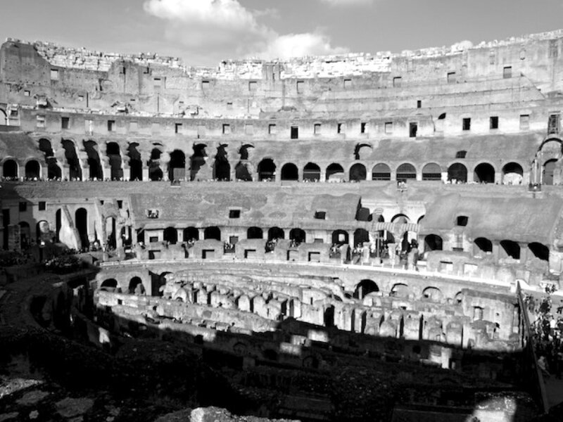Colosseum Interior — Black