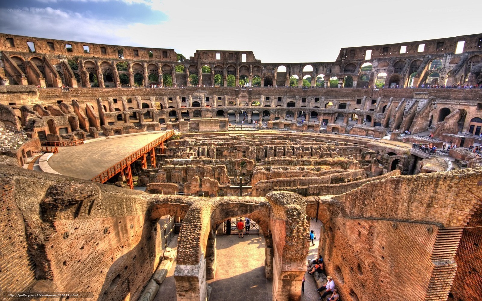 Colosseum interior view