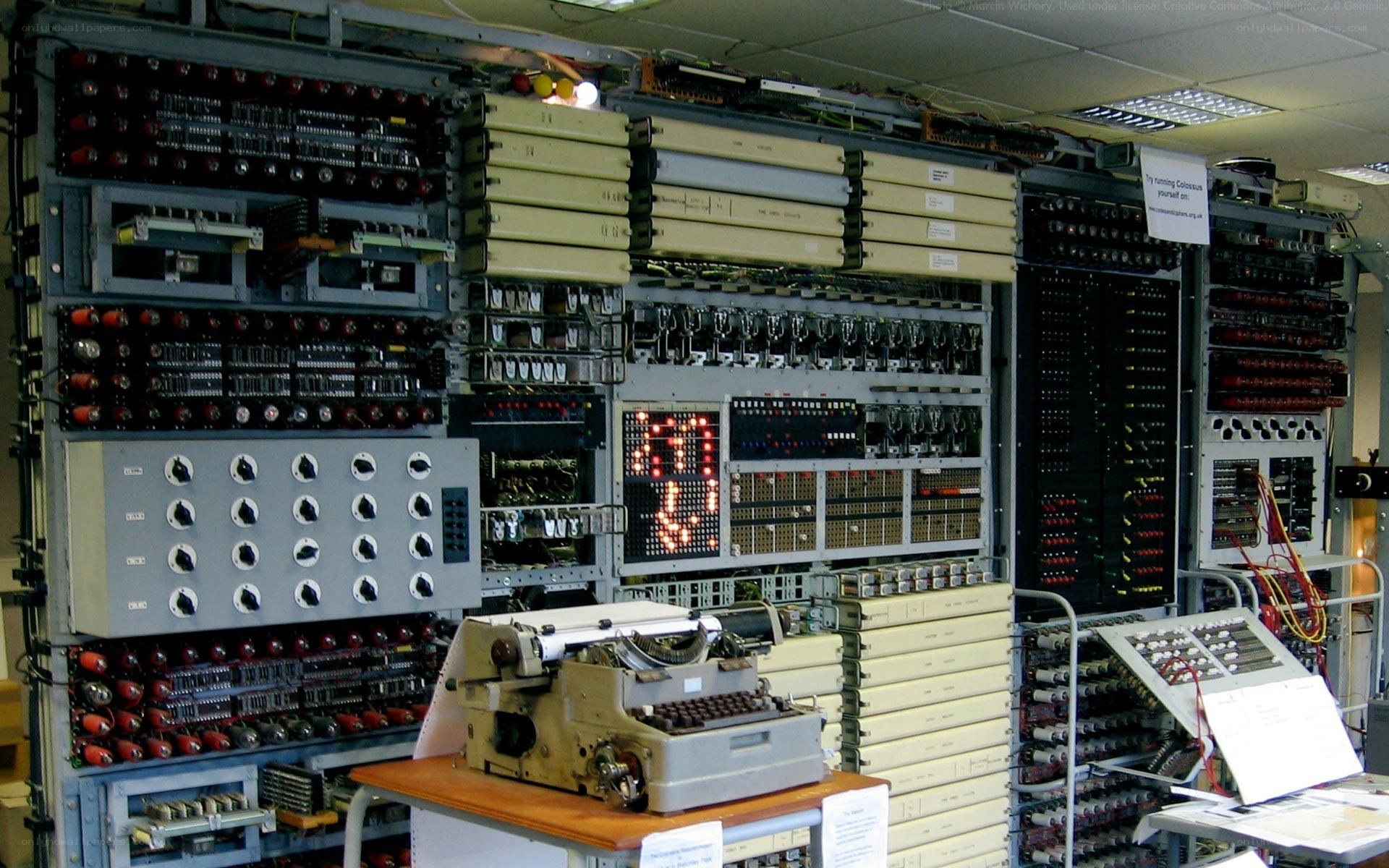 Colossus computer at Bletchley Park