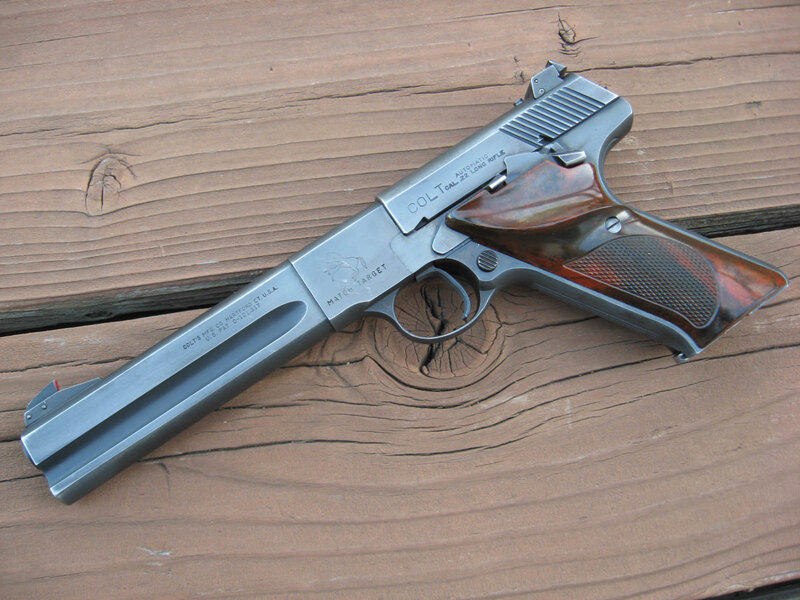 Colt Match Target Pistol — Brown