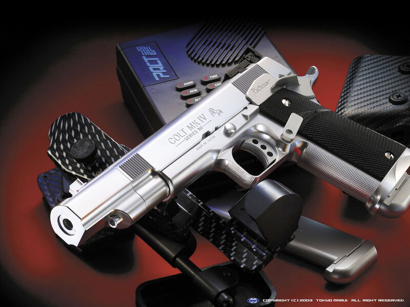 Colt MK IV Pistol — Red