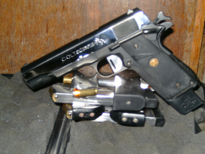 Colt Pistol with Magazines