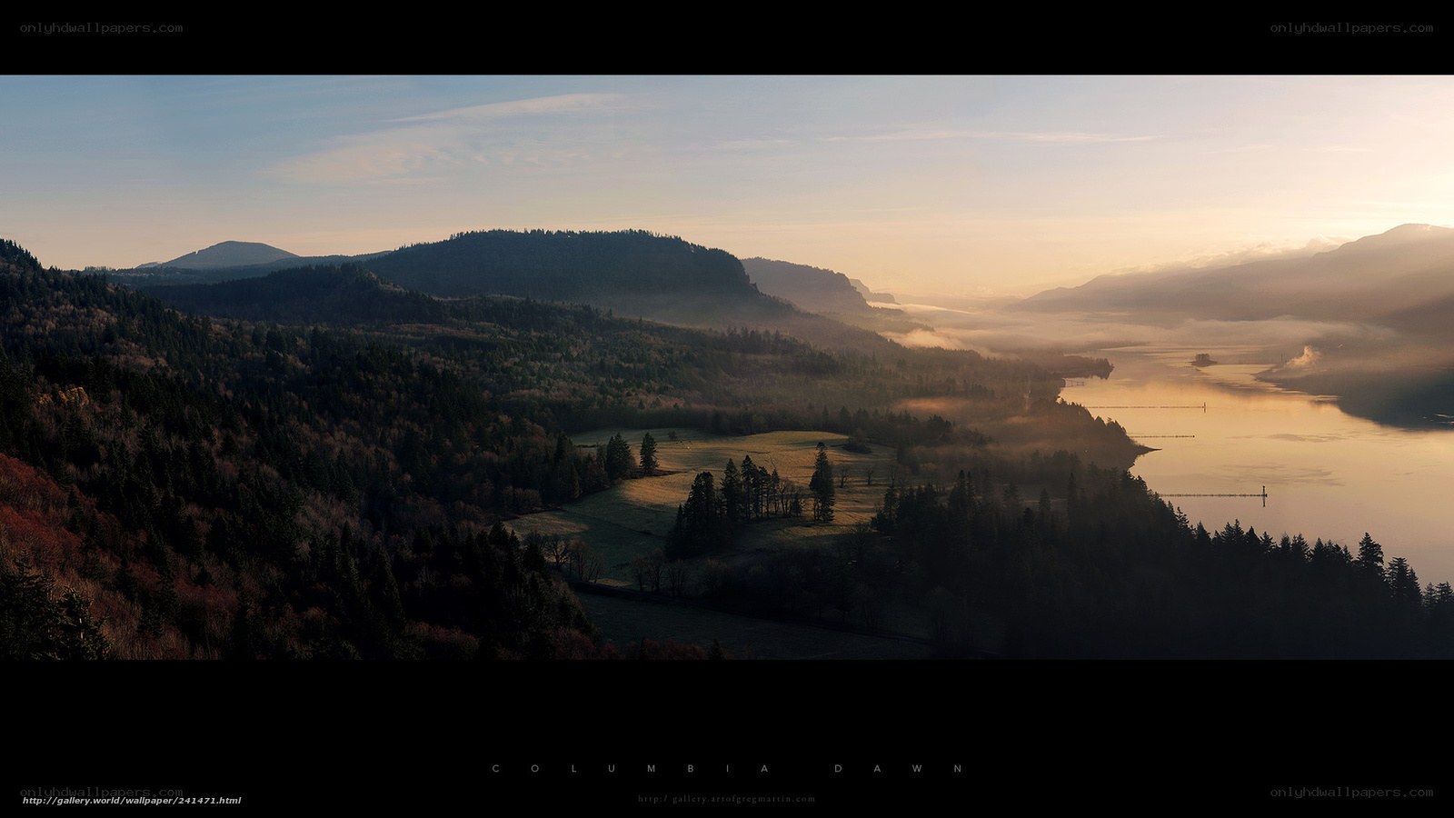Columbia Dawn Panorama