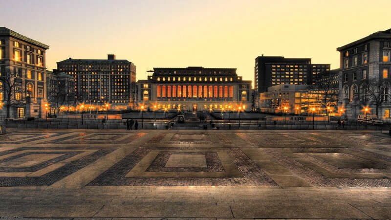 Columbia University Campus — Yellow