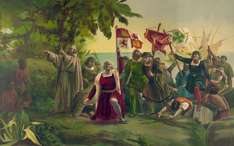 Columbus's first landing