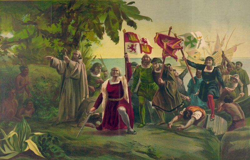 Columbus's first landing