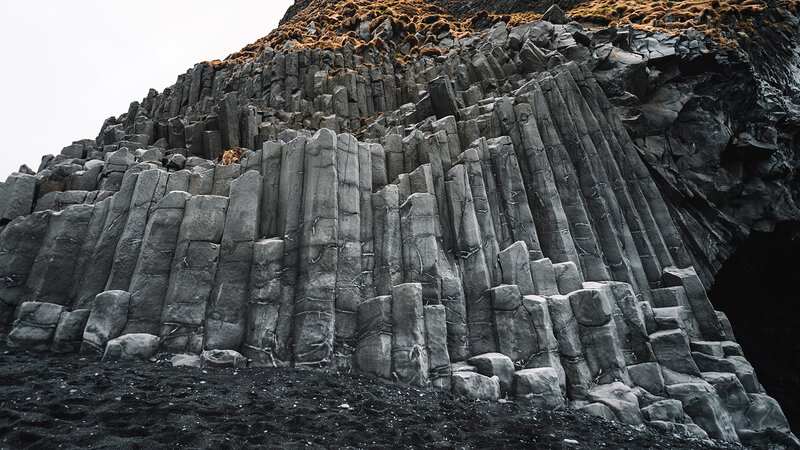 Columnar Basalt Formation — Gray