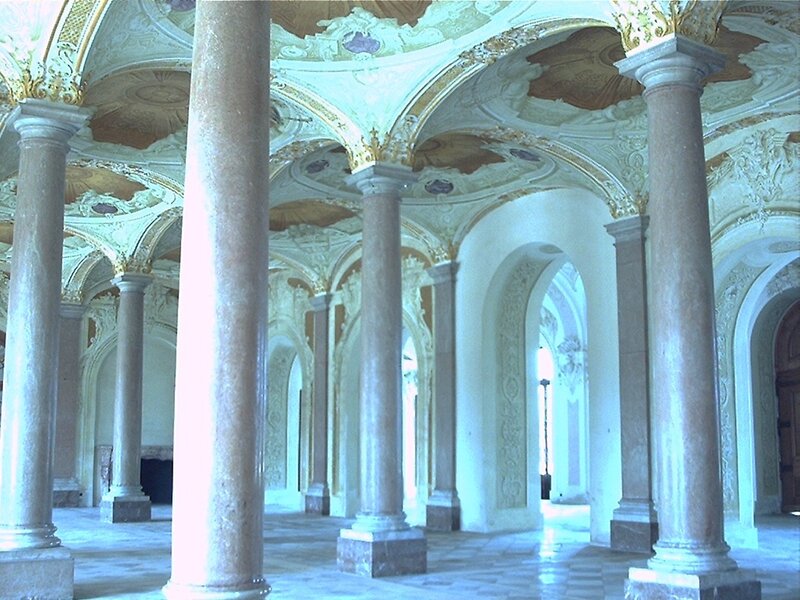 Columned Hall Interior
