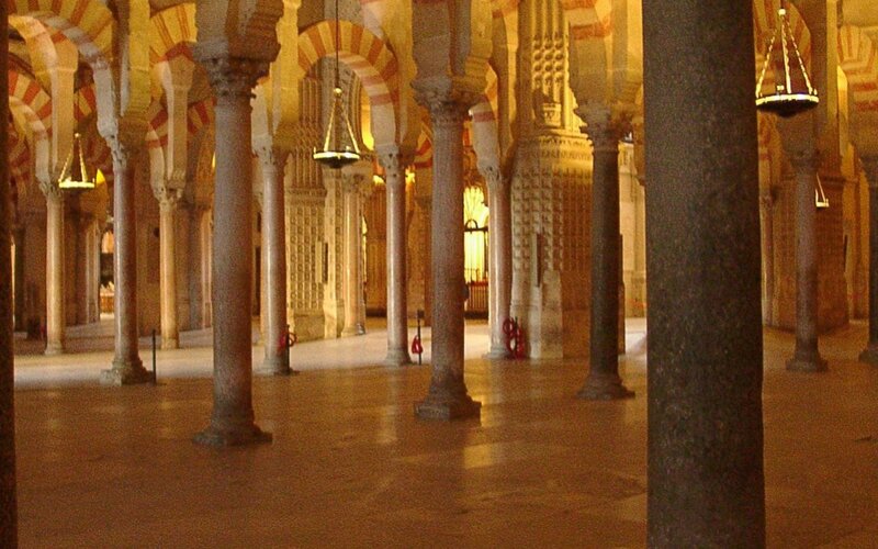 Columns in Mosque Hall — Brown