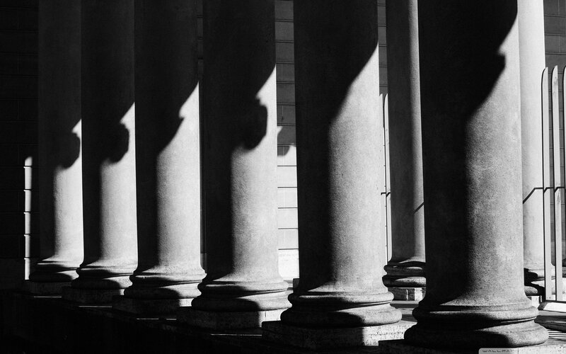 Columns in Shadow