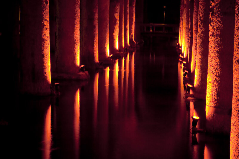 Columns in Water