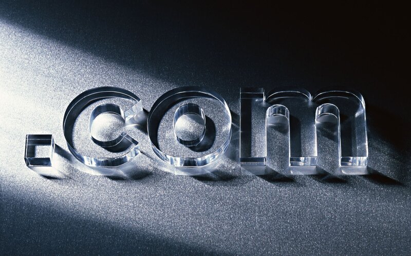 .com Text Sculpture