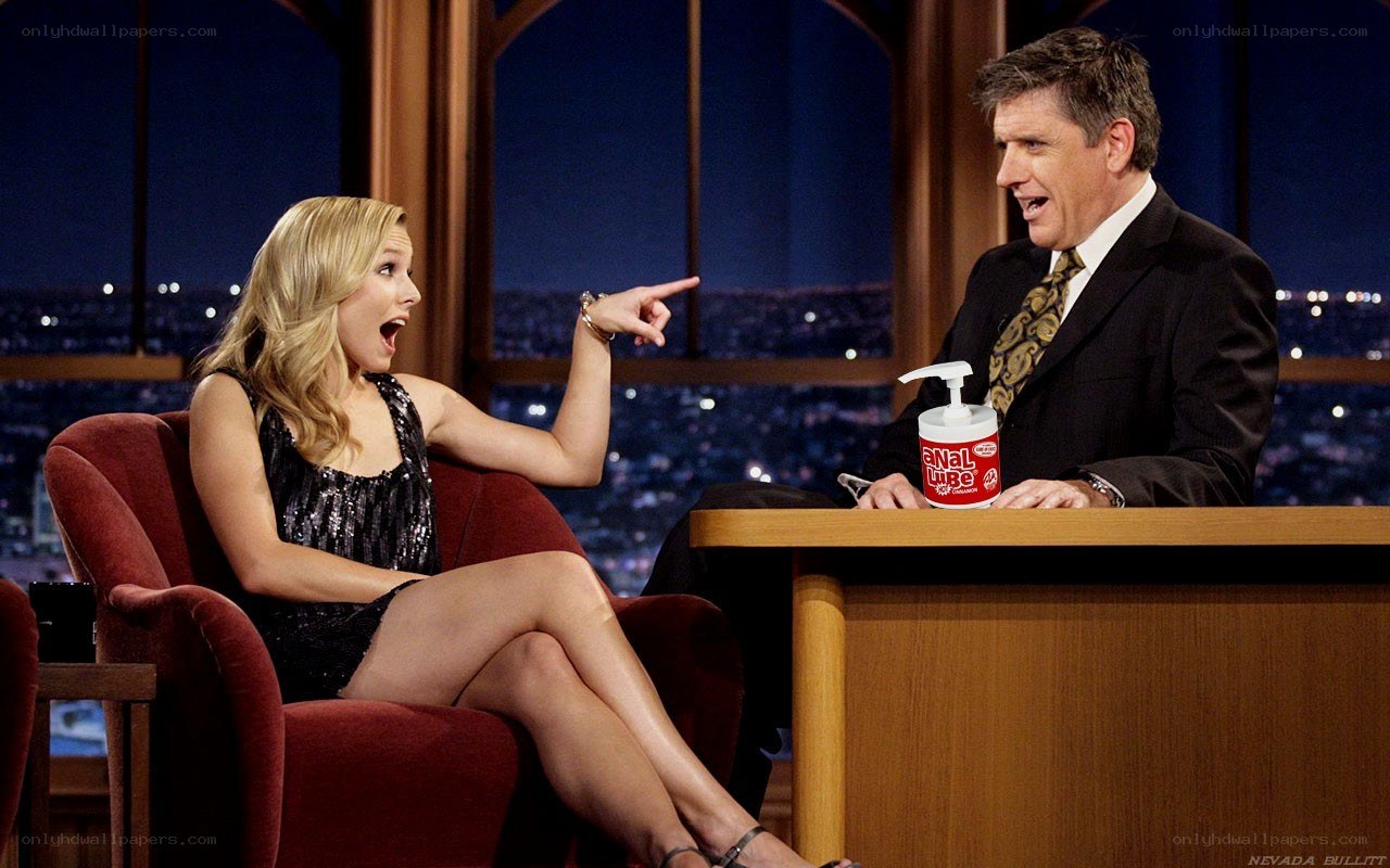Comedian on talk show set