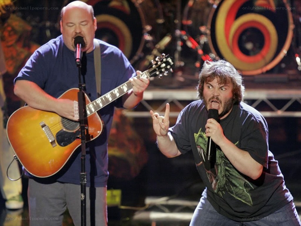 Comedians performing on stage
